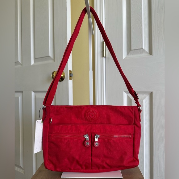 Kipling Handbags - Kipling Angie Red Crossbody Bag, NWT